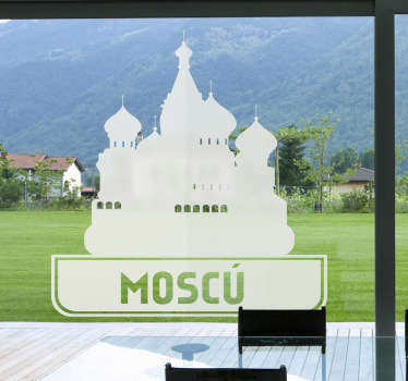 Wandtattoo Moskau - TenStickers