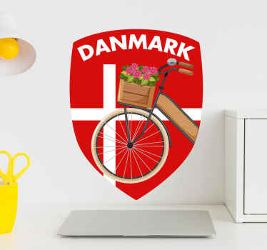 Eventyr unicorns flag klistermærke - TenStickers