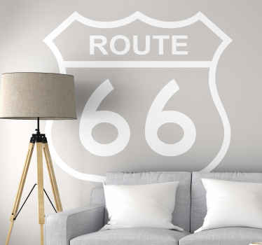 Route 66 Stickers - TenStickers