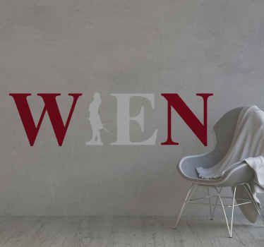 Klebeschild Wiener Musik - TenStickers