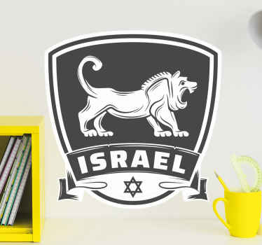 Lion of judah Jerusalem emblem emoji sticker - TenStickers