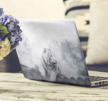 Majestic White Tiger laptop skin - TenStickers