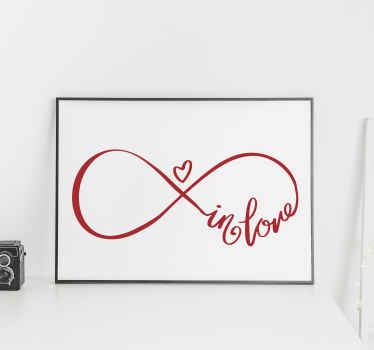 Autocolantes de outros textos Símbolo do amor - TenStickers