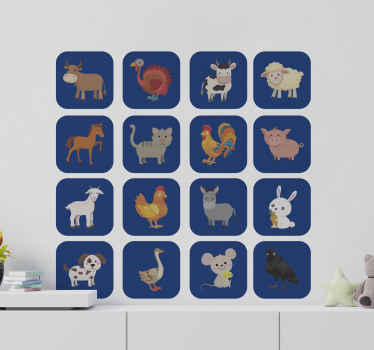 Sticker Animaux de la ferme - TenStickers