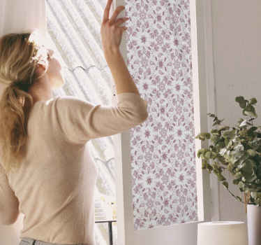 αυτοκόλλητο παράθυρο όμορφα λουλούδια του paisley - TenStickers