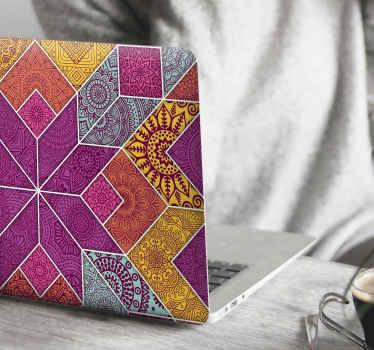 Naklejka na laptopa Mozaika paisley - TenStickers