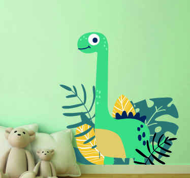 Decalcomanie E Adesivi Murali A Tema Dinosauro Per Cameretta, Decorazione Parete Fai Da Te Con Motivi Di Dinosauri