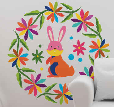 SUPERDANT Adesivi Murali Animali Fattoria – Mucca, Gallo, Girasole – Decorazione Rustica 65x39cm