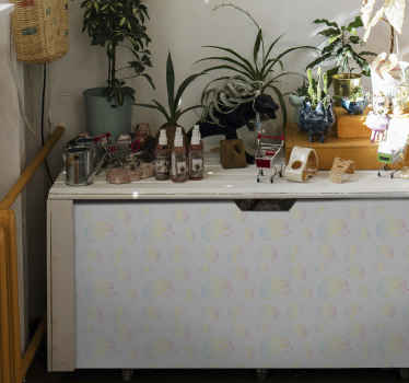 αυτοκόλλητο από πορσελάνη σε γραμμές επίπλων - TenStickers