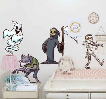 Znaky halloween nálepka - TenStickers