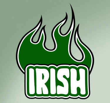 Team Irish car vinyl sticker - TenStickers