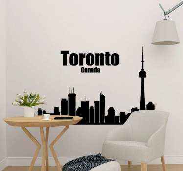 Toronto city wall sticker - TenStickers