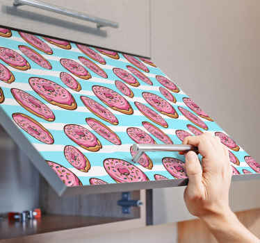 别担心，对甜甜圈感到满意贴纸 - TenStickers