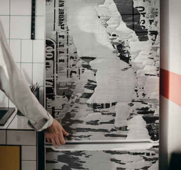 Wandtattoo Textur abstrakte kühlschrankfolie - TenStickers