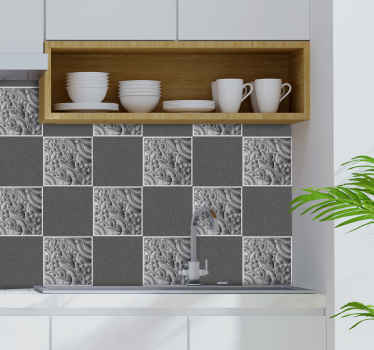 Klistermærke med bohemsk grå nuancer - TenStickers