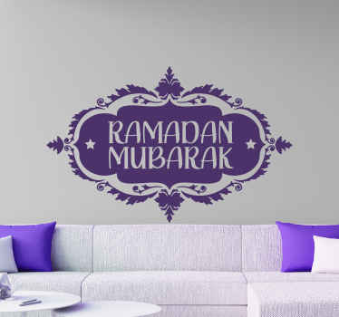 Ramadan Mubarak Location sticker - TenStickers