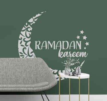 Ramadan Kareem stars Location sticker - TenStickers