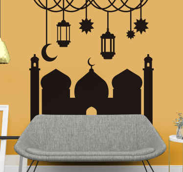 Ramadan mosque Location sticker - TenStickers
