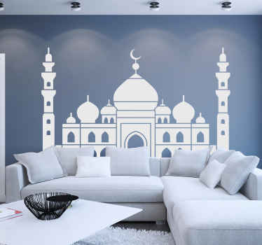 Ramadan Kareem mosque Location sticker - TenStickers