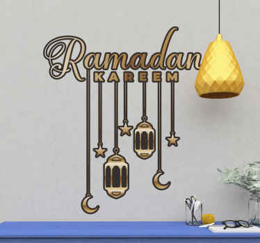Ramadan Kareem ornamental wall sticker - TenStickers