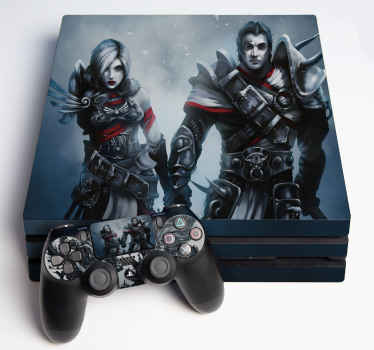 Divinity ps4 vinyl skin decal Enjoy to play your video game with this original PlayStation 4 sticker. It is made of high quality and easy to apply.