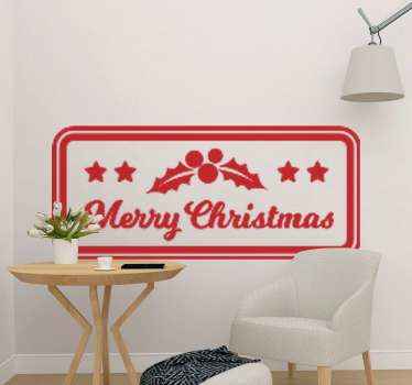 Tags Christmas vinyl decal - TenStickers