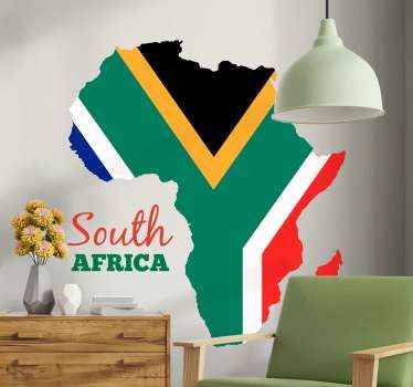 South Africa map Country Sticker - TenStickers