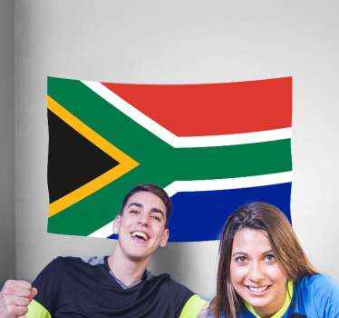 South Africa flag sticker - TenStickers