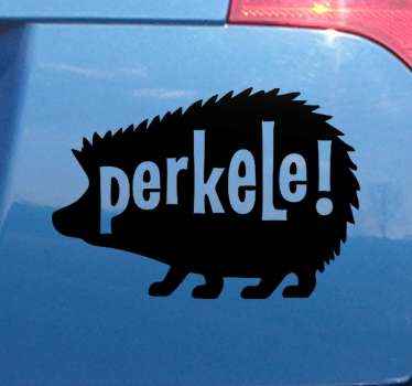 Kiroileva siili autotarra - Tenstickers