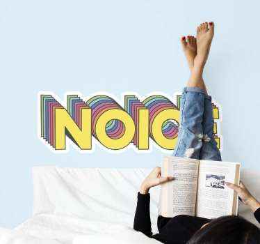 Noice text quote laptop skins - TenStickers