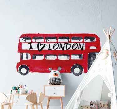 London bus vinyl stickers - TenStickers