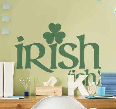 Irish (ish) laptop vinyl skins - TenStickers