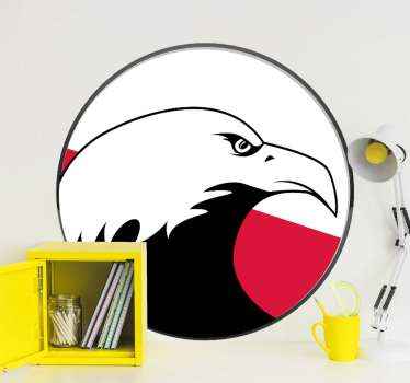 Naklejka na ścianę Polski orzeł - TenStickers