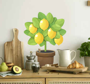 Vinilo de fruta Lindo limonero - TenVinilo