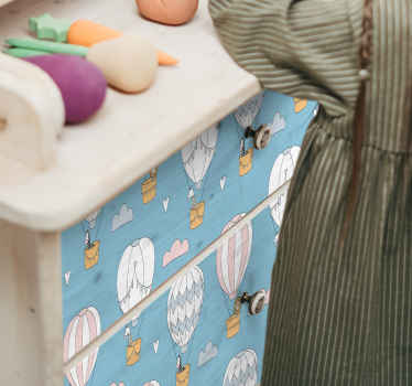 Vinilo para mueble Globos aerostáticos - TenVinilo