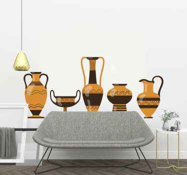 αυτοκόλλητο αντικειμένου ελληνικής κεραμικής - TenStickers