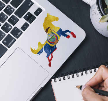 Pegatina bandera Bandera de ecuador - TenVinilo