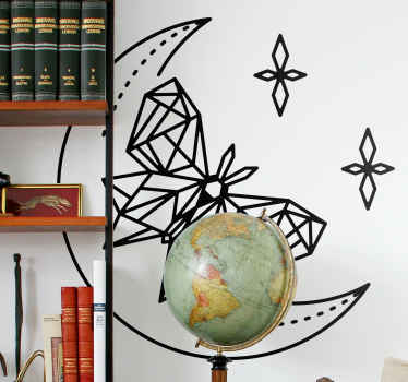 Uçan kelebekler tek renkli kelebek çıkartması - TenStickers