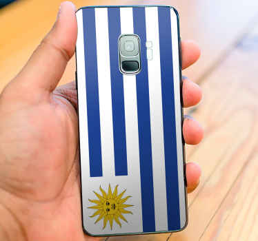 Sticker para Samsung Bandera de uruguay - TenVinilo