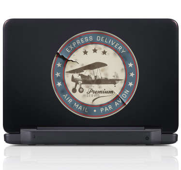 Nalepka nalepke za letalski poštni žig - TenStickers