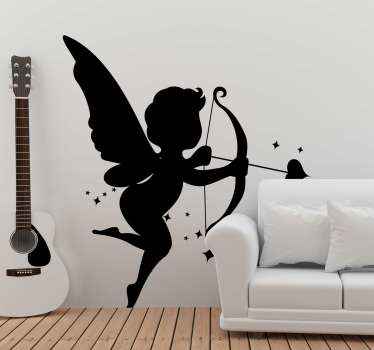 Stenska nalepka cupid love vinil - TenStickers