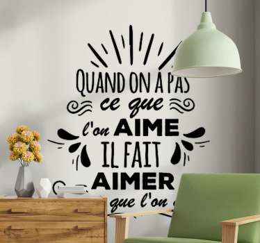 Sticker Motivation Quand sur un pas - TenStickers