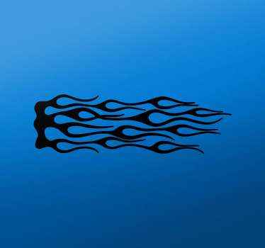 Flame sticker Motorcycle Decal - TenStickers