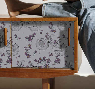 Veliko nalepk za pohištvo starodobnih koles - TenStickers