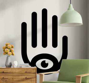 Hamsa hand politics stickers - TenStickers