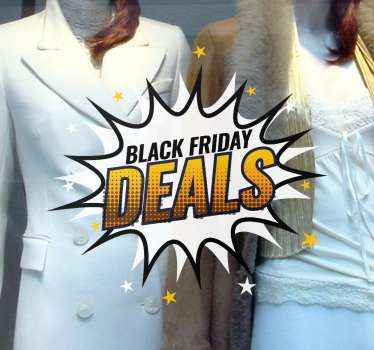 Black Friday deals cartoon black friday decal - TenStickers