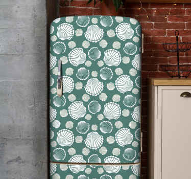 Nálepka chladničky svet mušlí - Tenstickers