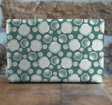 Shell Pattern Cover laptop skin - TenStickers