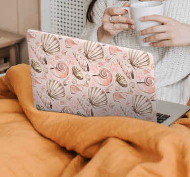 seashells vinyl laptop skins - TenStickers