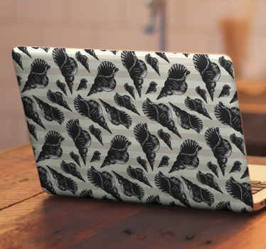 Shell Pattern Print laptop skin - TenStickers
